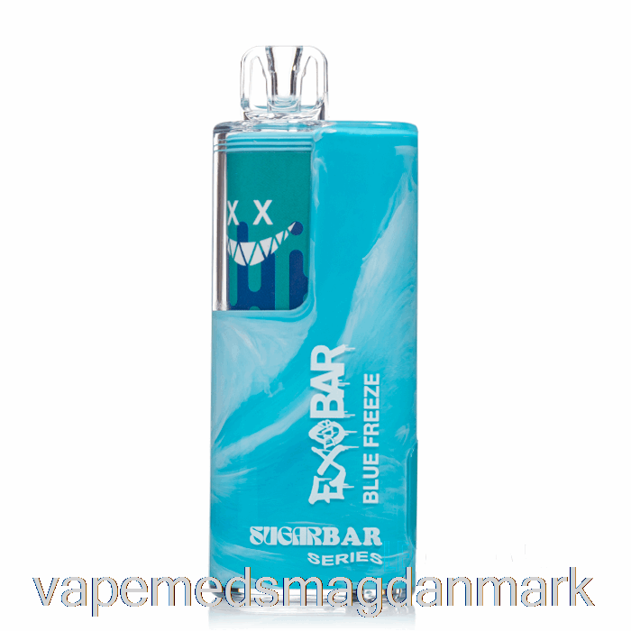 Vape Uden Nikotin Exobar X Sugar Bar Sb8000 Engangs Blå Fryser